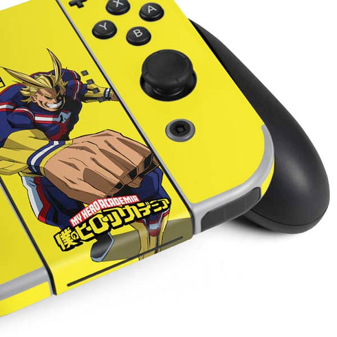 My Hero Academia All Might Season 5 Nintendo Switch OLED (2021) Skin